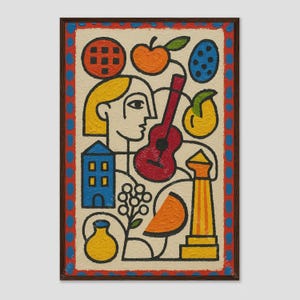 Macon, Georgia Picasso, stad, abstrakt väggkonst