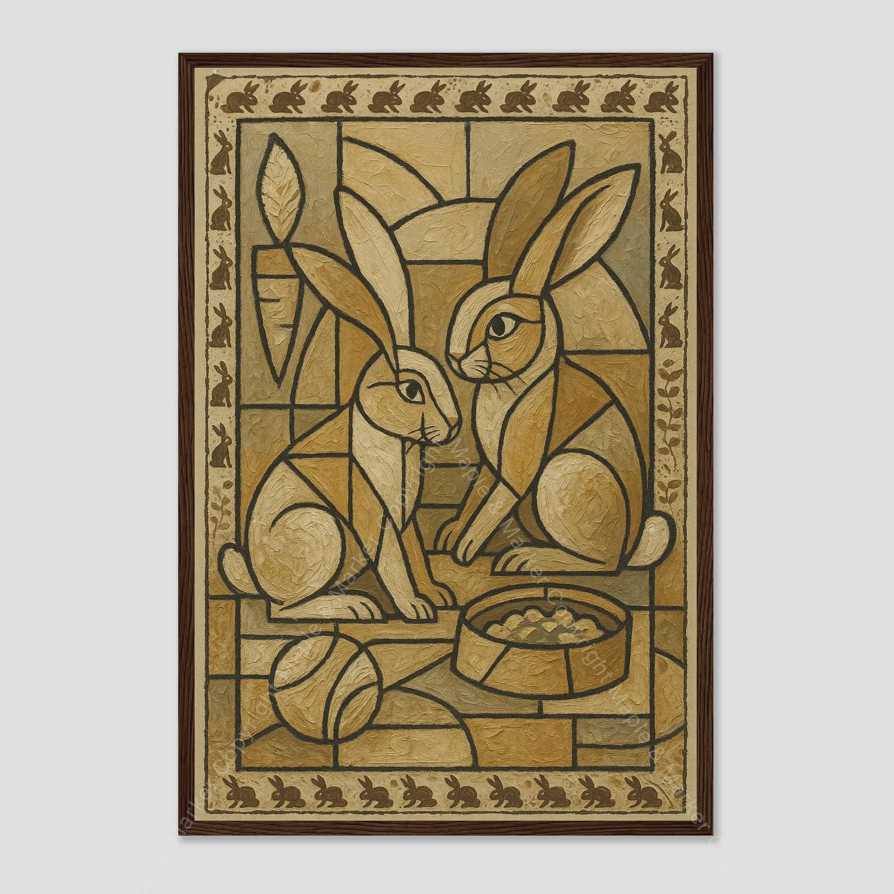 Picasso rabbit - Etsy 日本