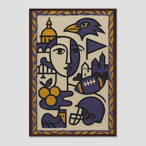 Baltimore Picasso Inspired Wall Art — Home Decor Print
