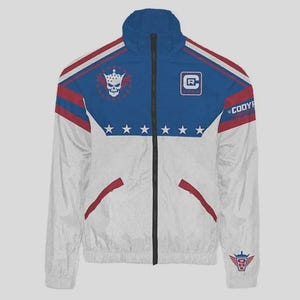 Cody Rhodes Costume Stars & Stripes Nightmare Windbreaker Jacket