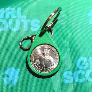 Girl Scout Quarter Basic Schlüsselanhänger - Cookie Special - 20% TRUPPEN RABATT VERFÜGBAR!