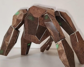 DIY Rocky Project Hail Mary Paper Model, Fan Made Eridian 3D Model, DIY Kit Printable Papercraft, Sci-Fi Desk Decor,  Eridian Engineer Merch