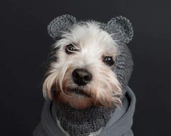 charcoal gray mouse snood