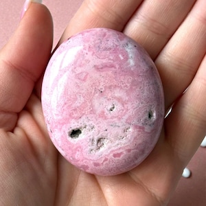 Peruanischer Rhodonit Druzy Handschmeichler | Mitgefühl, Vergebung, emotionales Gleichgewicht, Liebe | Herz Chakra Meditation Reiki Handkristall