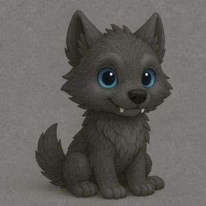 Adorable Baby Werewolf Model - STL File ONLY For 3D Printing