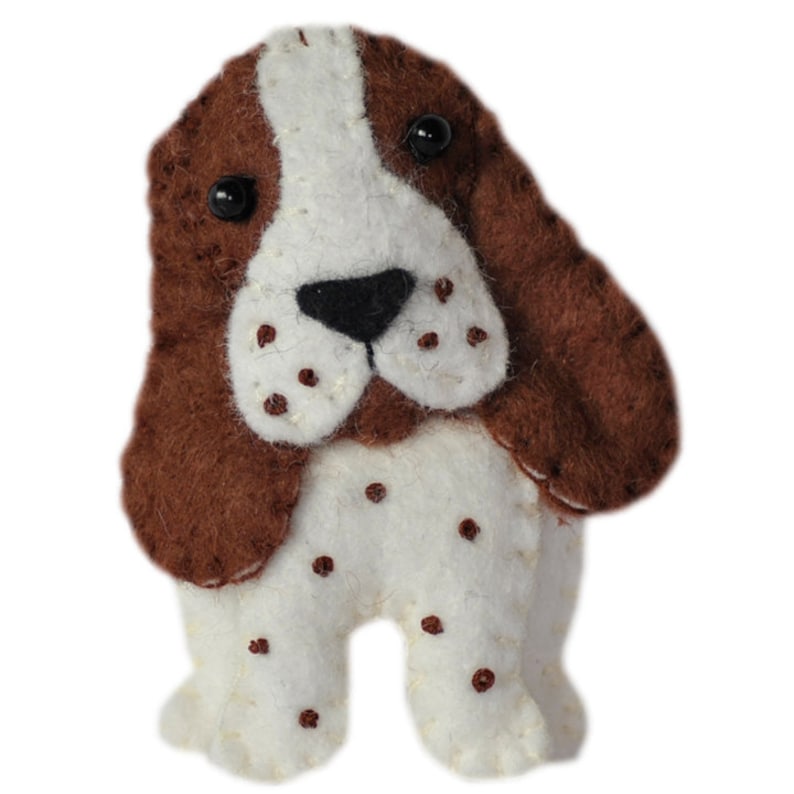 digital pdf sewing pattern tutorial for wool felt hand sewn dog set 2