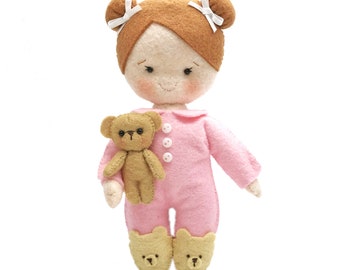 Patrón de costura de las muñecas Bella Antonia Patrón de costura PDF