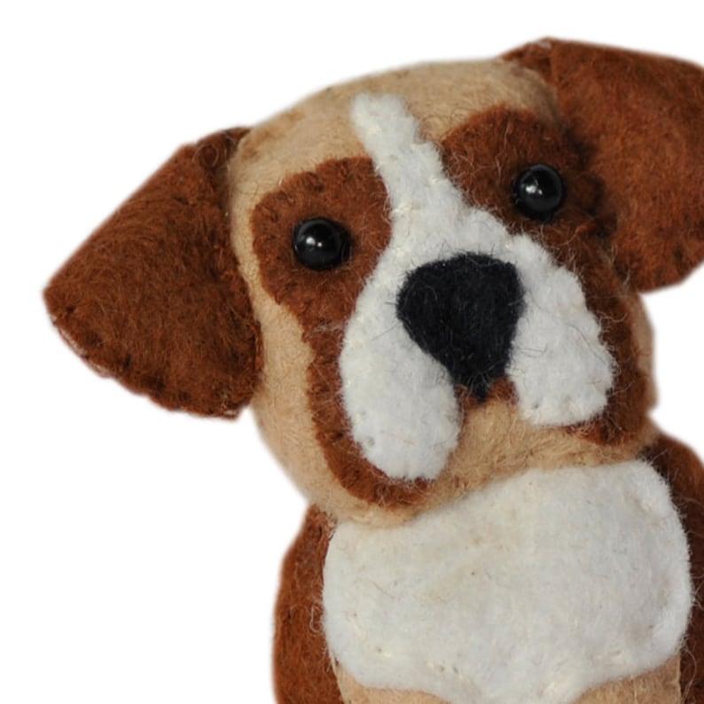 digital pdf sewing pattern tutorial for wool felt hand sewn dog set 2