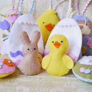 Easter Eggs Set One PDF Pattern, Instant Download, Sew Your Own, Diy ...