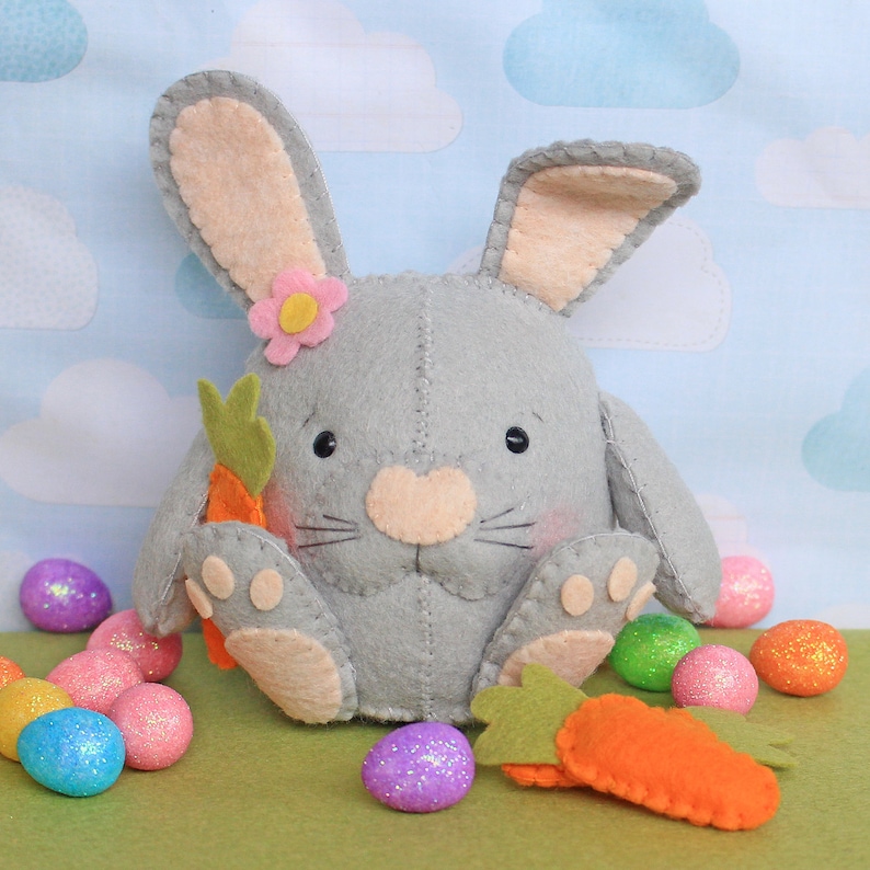 Easter Buddies Pdf Pattern Egg Plushy Kawaii Sew Your Own - Etsy UK