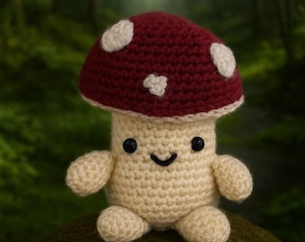 Mimsy der Pilz – Gehäkelter Pilz