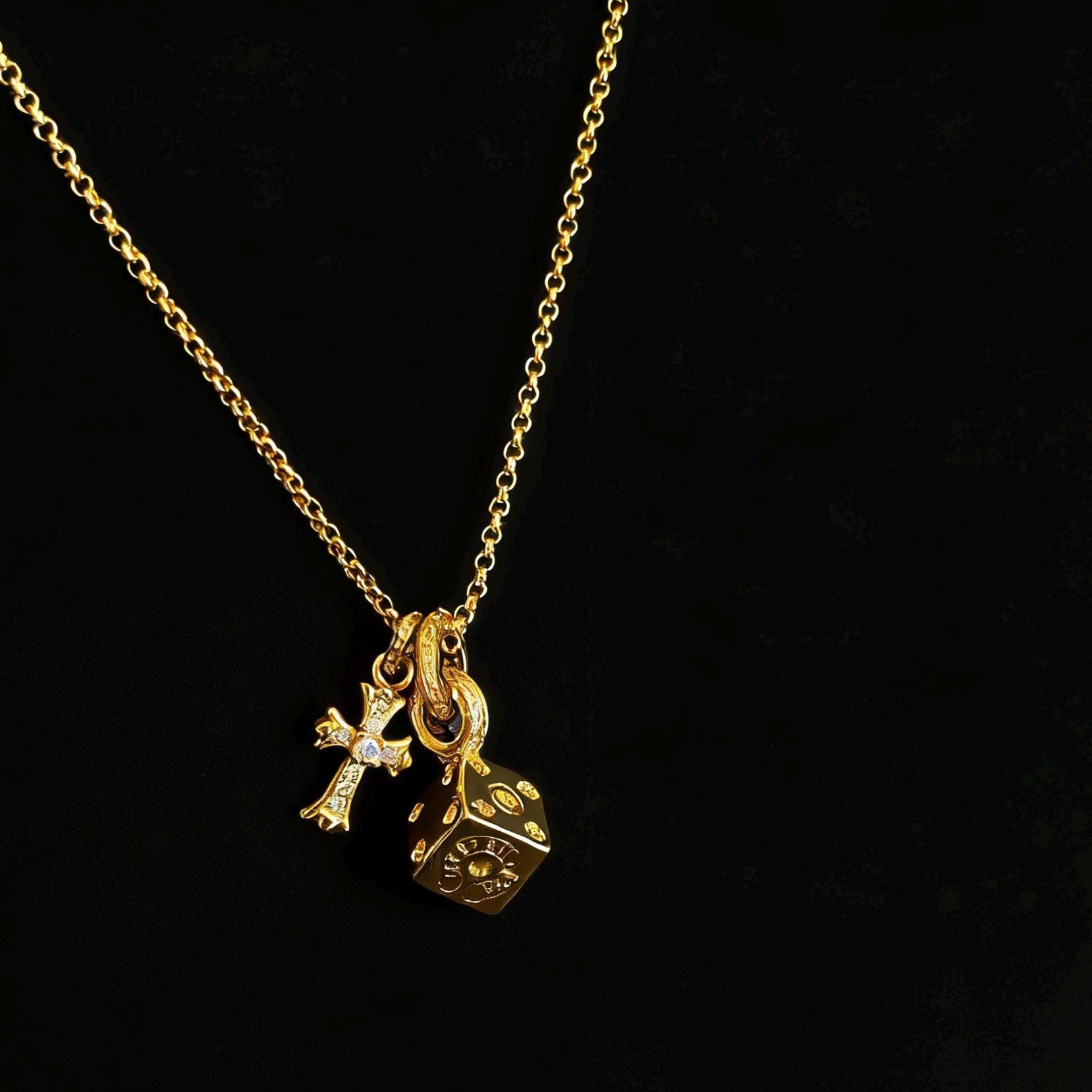 Chrome Hearts Necklace Dice - Etsy Canada