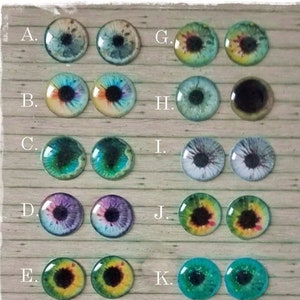 MERMAID Fantastic/Realistic EYE CHIPS for Blythe dolls by Antique Shop Dolls