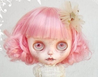 DELPHINE Pale Vampire girl  Blythe custom doll ooak by Antique Shop Dolls