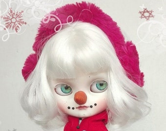 MILEY Snowman girl Icy Doll Blythe custom doll ooak by Antique Shop Dolls