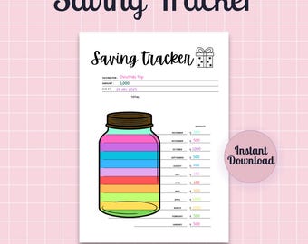 Christmas Saving challenge holiday tracker - Printable Money Planner - Save in 30 days - Dollar Challenge