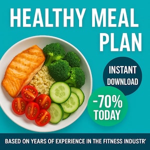 Meal Plan for Muscle Gain and Fat Loss | High Protein Nutrition Guide | Healthy and even supplements advice! Digital Fitness PDF