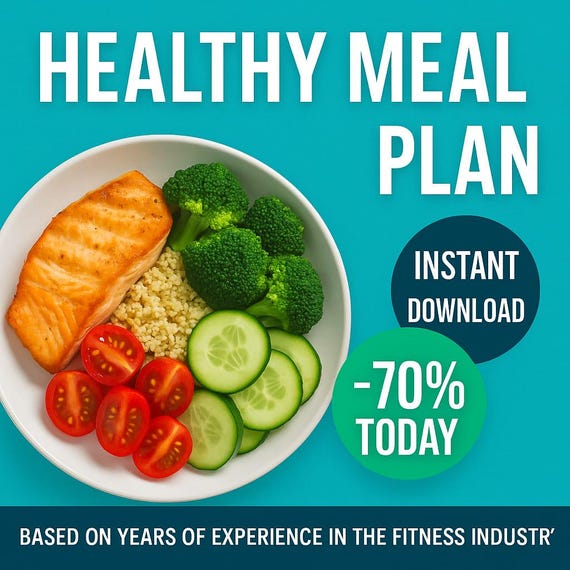 Meal Plan for Muscle Gain and Fat Loss | High Protein Nutrition Guide | Healthy and even supplements advice! Digital Fitness PDF