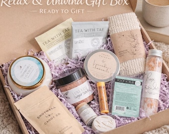 Self Care Gift Box for Women, Relaxation Gift for Her, Birthday Gift, Thinking of You Gift, Spa Gift Set, Care Package