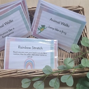 Printable Movement Break Cards • Brain Breaks for Early Years