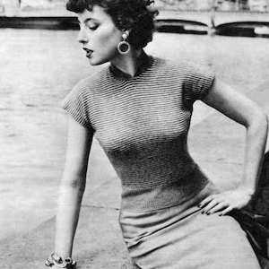 1950s Striped Top - Etsy
