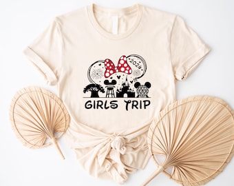 Disney Girls Trip 2026 Shirt, Disneyland Girls Vacation, Magical Castle T-Shirt, Disney Matching Shirt, Disney Girls Travel shirt