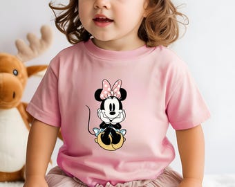 Cute Minnie Mouse Classic Shirt, Cute Vintage Portrait Minnie Shirt, Retro Disney Trip Shirt, Minnie Shirt, Disney Family Vacation Shirt