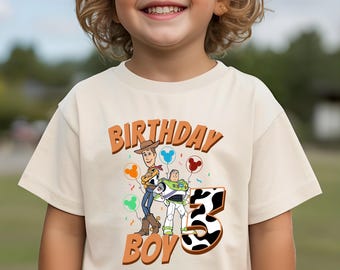 Toy Story Birthday Boy Shirt, Woody Buzz Lightyear Birthday Shirt, Birthday Party Outfit, Toy Story Toddler Shirt, Woody Birthday Boy Shirt