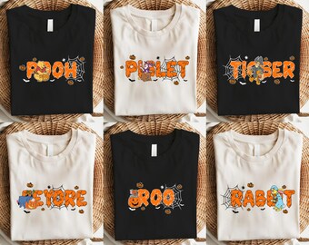 Winnie The Pooh and Friends Halloween Shirt, Halloween Winnie The Pooh Disney Shirt, Disney Pooh Bear Shirt, Disney Halloween T-Shirt