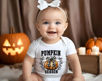 Pumpkin Season Kids T-Shirts, Pumpkin Season T-Shirts, Cute Fall Baby Bodysuit, Thanksgiving Kids Sweatshirt, Halloween Shirts For Women