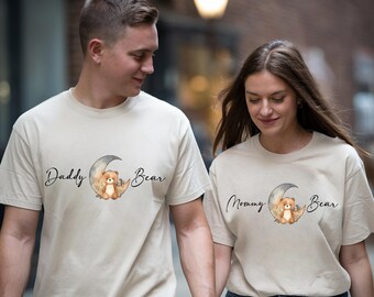 Mama Bear Shirt, Family Matching Bear T-Shirt, Papa Bear Cute Shirt, Family Bear Shirts, Gift For Mom Shirt, Pregnancy Announcement Shirt
