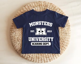 Disney Monsters University School Of Scaring Shirt, Disney Monsters Inc Shirt, Disneyland Trip Shirt, Walt Disney World Magic Kingdom Shirt