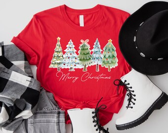 Christmas Trees Kids shirt, Christmas Trees Baby Bodysuit, Christmas T-Shirt, Christmas Trees Women T-Shirts, Christmas Holiday Shirt