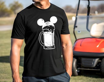 Beer Mickey Disney Shirt, Men Disneyworld Shirts, Disneyworld T-Shirt, Fun Disney T-Shirts, Drinking At Disney Shirt, Mickey Beer Men Shirts