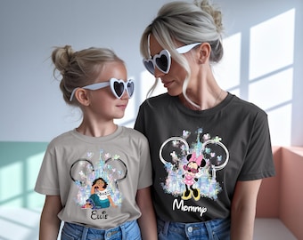 Personalized Disney 2026 Group T-Shirt, Disney characters Shirt, Princess Castle Trip T-Shirt, Disneyland Family Trip Matching T-Shirts