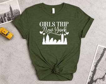 Best Friend Shirt, Girl's Trip New York Shirt, New York City Shirts, New York Bachelorette Tees, New York Girls Trip, NYC Shirts