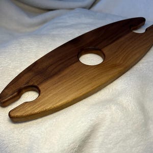 Handcrafted wine glass holder