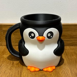 Soporte para tarrina de helado - Pingüino