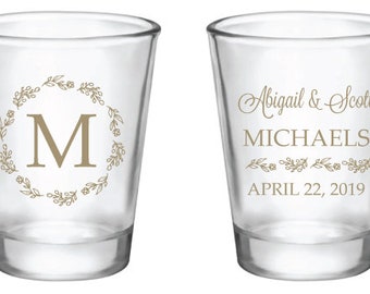 Wedding Shot Glasses Etsy
