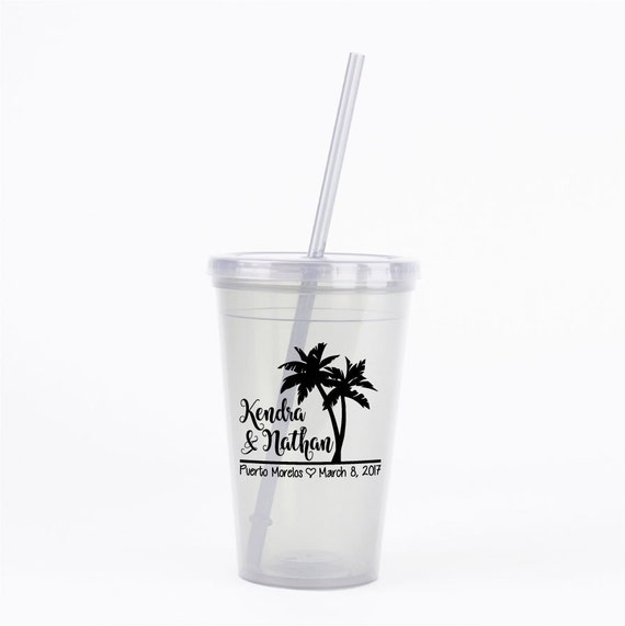 Destination Wedding Favors Wedding Cups Beach Wedding Etsy