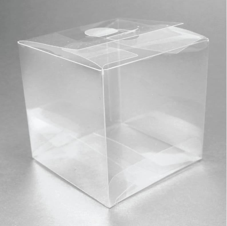 Votive Holders Etc Perfect for Shot Glasses 75 Clear Wedding Favor Boxes
