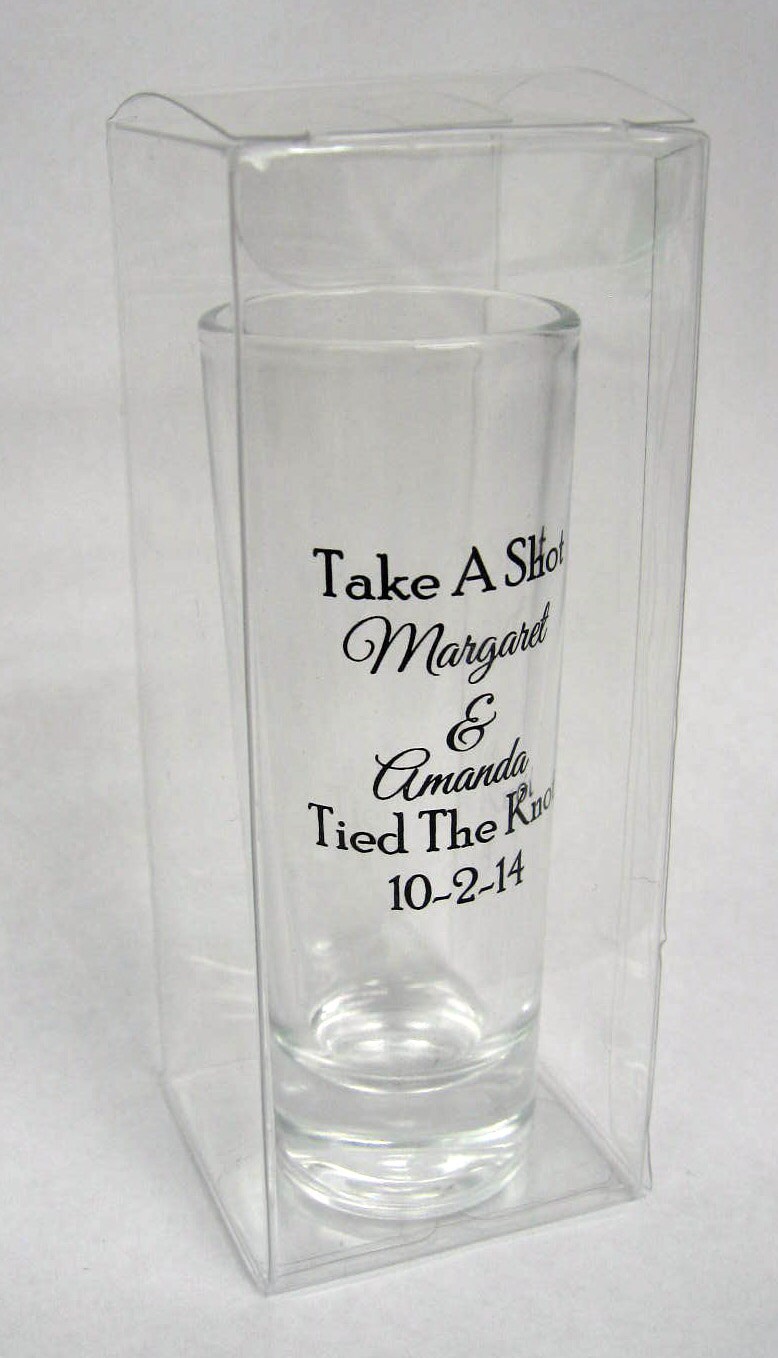 Clear Boxes For Wedding Favors Perfect For 2oz Tall Shot Etsy