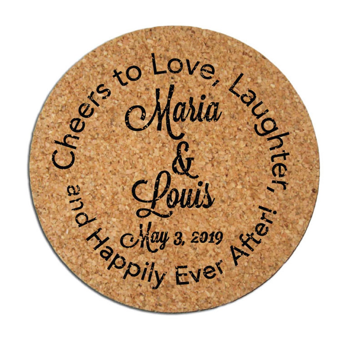Wedding Favors Coasters 500 Wedding Favor Custom Personalized Etsy