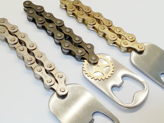 bicycle chain bottle opener