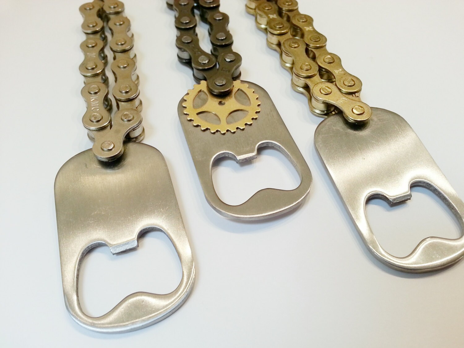 Bike Chain Bottle Opener With Gear Charm ACBOTT01 Etsy