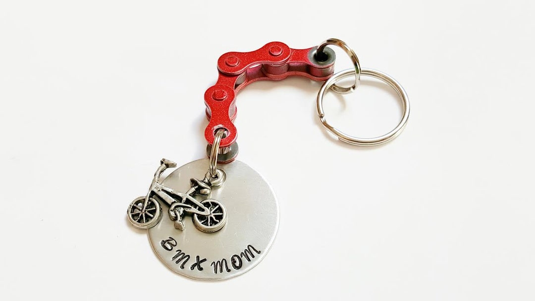 Personalized Bicycle Chain Key Chain Road Bike BMX Dad 1 Dad Etsy