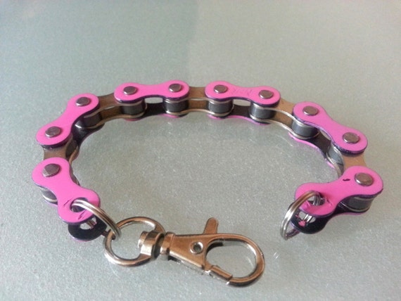 pink bicycle chain