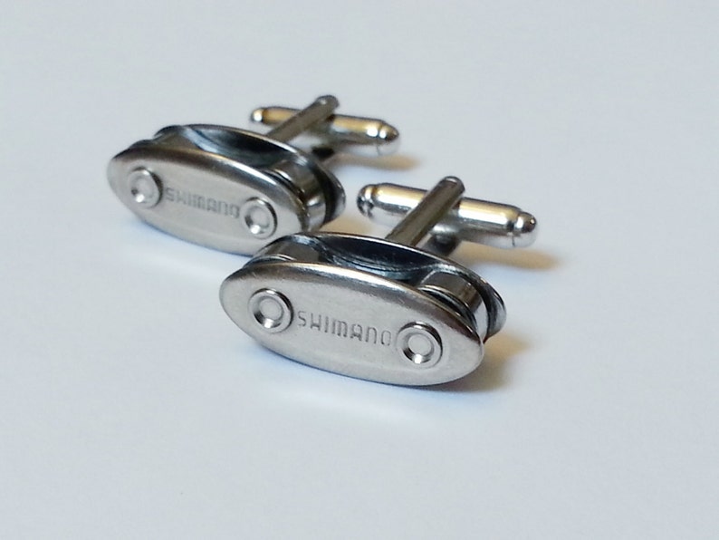 bike chain cufflinks