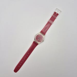 Swatch Lady LK128 “Rote Lei” (1992) — Vintage Swiss Quartz Watch