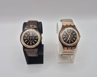 Swatch Gent GF400 “Coffee Mill” (1995) — Vintage Swiss Quartz Watch